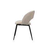 VidaXL Regenboogstoel Beige (Set van 2)