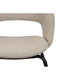 VidaXL Regenboogstoel Beige (Set van 2)