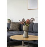 KantoormeubelenPlus Ely Plaid - Plaid, blauw/geel, 130x170 cm