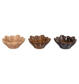 Kom - Kom, keramiek/beige/bruin/donkerbruin, ø8,5x3,5 cm, set van 3