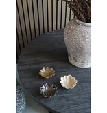 KantoormeubelenPlus Kom - Kom, keramiek/beige/bruin/donkerbruin, ø8,5x3,5 cm, set van 3