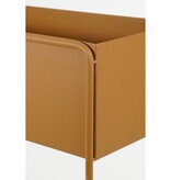 VidaXL Cubica Staande Plantenbak - L50 x B22 x H63,5 cm - Metaal - Bruin