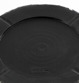 VidaXL Bravo Bloempot voor Buiten - H26 x Ø30,5 cm - Zwart gehamerd