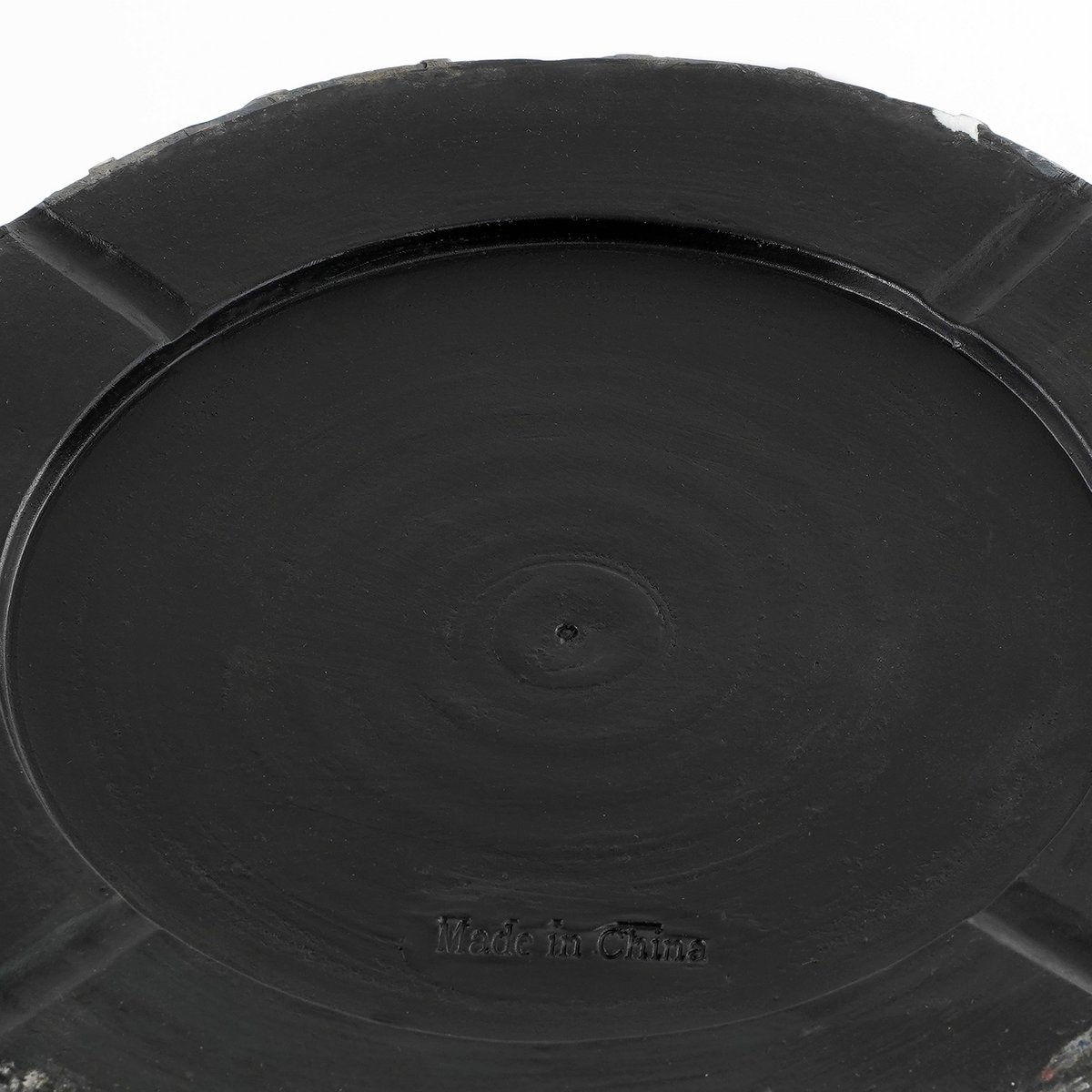 VidaXL Bravo Bloempot voor Buiten - H26 x Ø30,5 cm - Zwart gehamerd