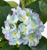 VidaXL Hortensia Kunstplant in Bloempot Stan - H40 x Ø35 cm - Paars