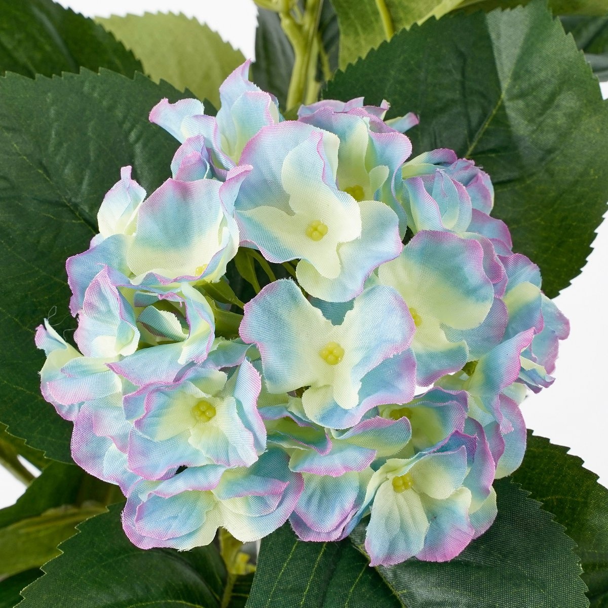 VidaXL Hortensia Kunstplant in Bloempot Stan - H40 x Ø35 cm - Paars