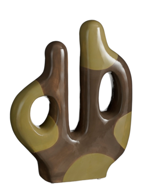 VidaXL Decoratie Object - L28 x B7,5 x H35 cm - Dolomiet - Groen