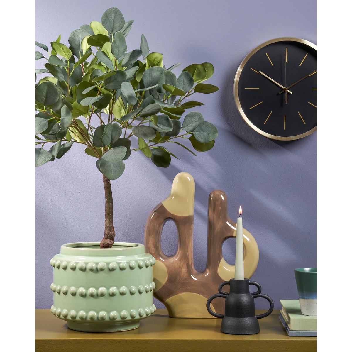 VidaXL Decoratie Object - L28 x B7,5 x H35 cm - Dolomiet - Groen