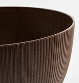 VidaXL Doppio Bloempot op Poten - H22 x Ø47 cm - Polypropyleen - FSC Mix - Donkerbruin