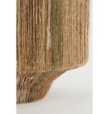 KantoormeubelenPlus Liliano Lantaarn - H36 x Ø30 cm - Jute - Donkergroen
