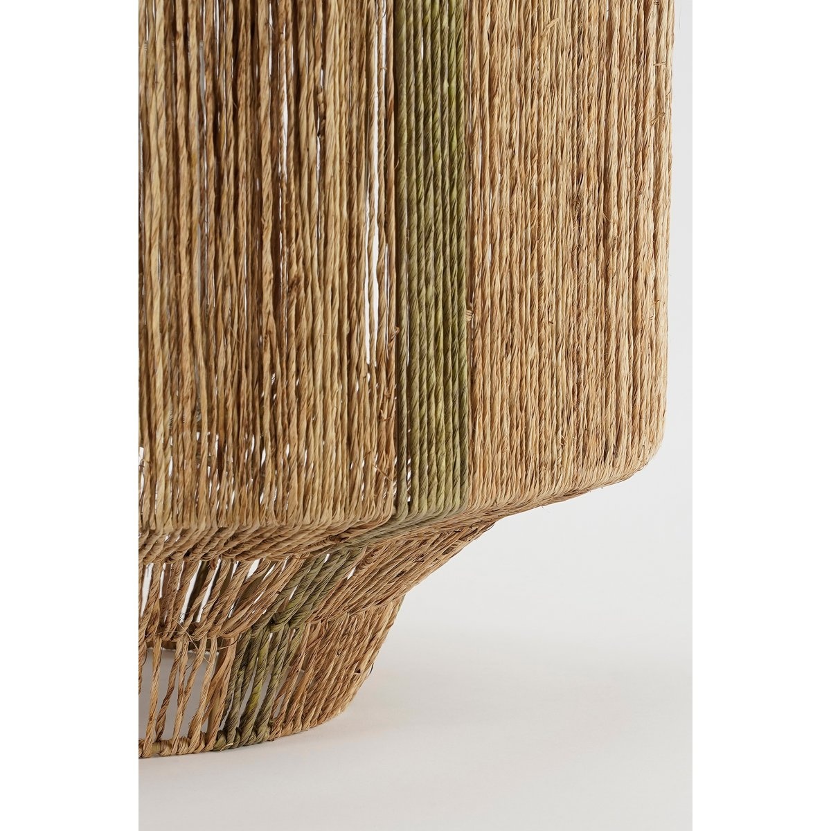 VidaXL Liliano Lantaarn - H36 x Ø30 cm - Jute - Donkergroen