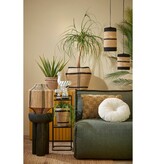 KantoormeubelenPlus Liliano Lantaarn - H36 x Ø30 cm - Jute - Donkergroen