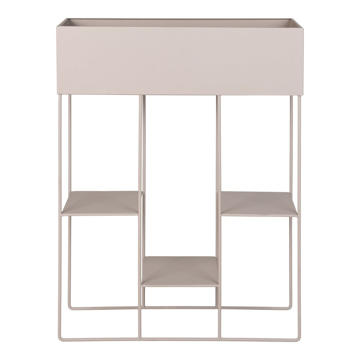 VidaXL Rabo Plantenbak - Plantenbak, staal, 3 planken, zand, 25x60x80 cm