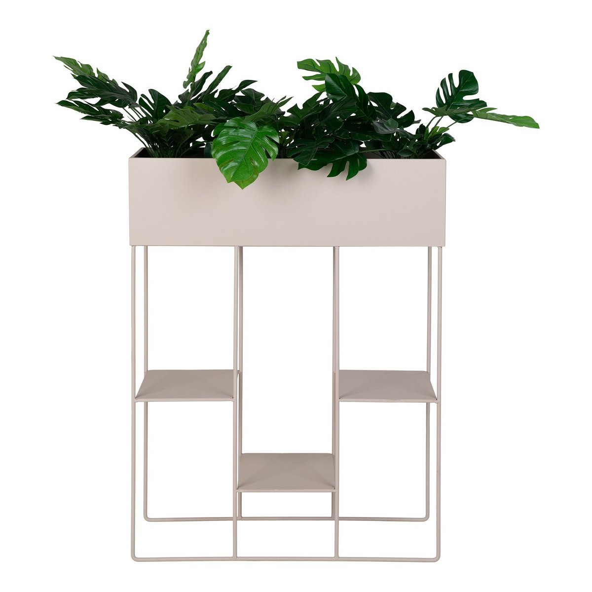 VidaXL Rabo Plantenbak - Plantenbak, staal, 3 planken, zand, 25x60x80 cm