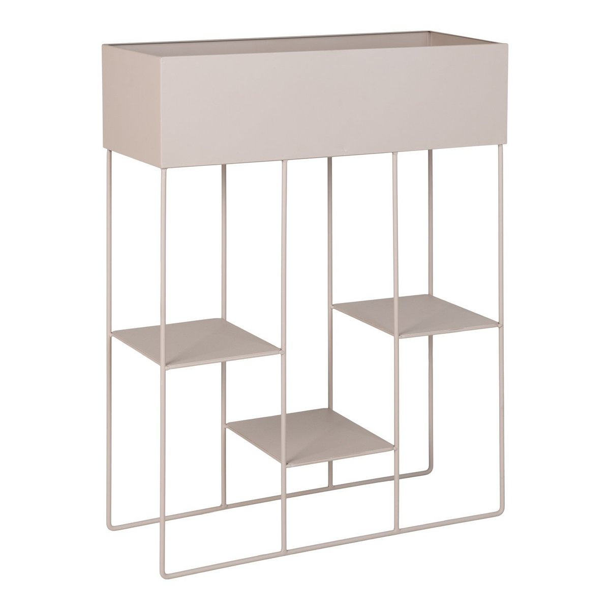 VidaXL Rabo Plantenbak - Plantenbak, staal, 3 planken, zand, 25x60x80 cm