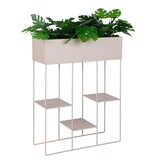 VidaXL Rabo Plantenbak - Plantenbak, staal, 3 planken, zand, 25x60x80 cm