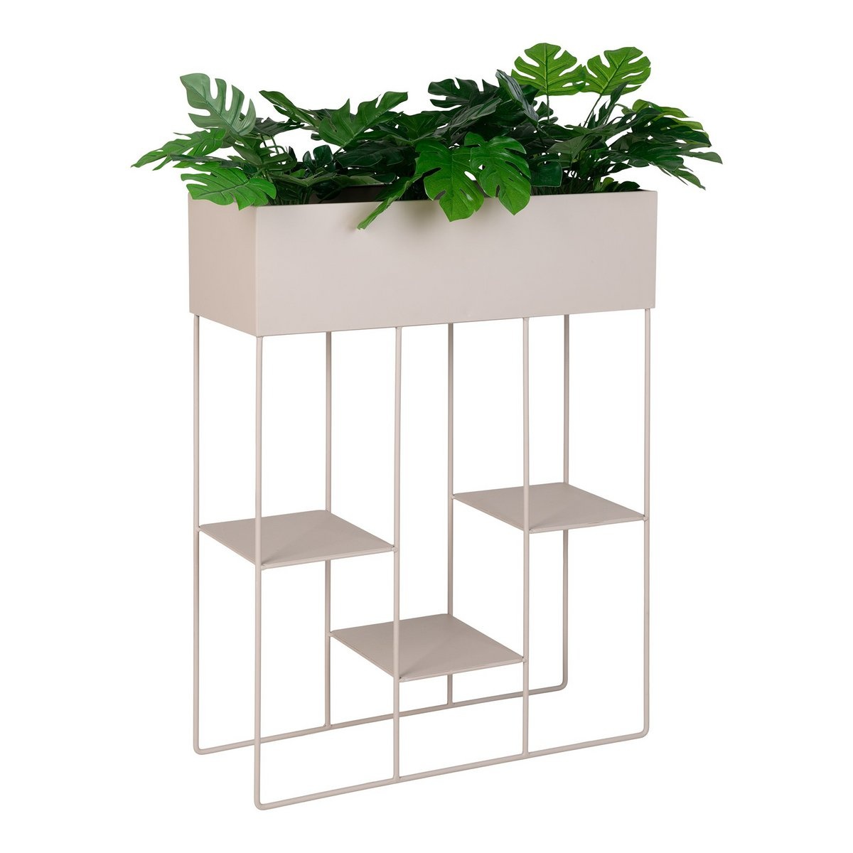 VidaXL Rabo Plantenbak - Plantenbak, staal, 3 planken, zand, 25x60x80 cm