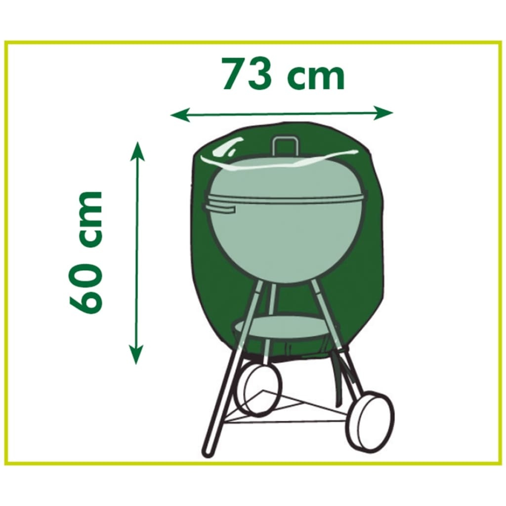 vidaXL Beschermhoes voor houtskoolbarbecues 73x73x60 cm