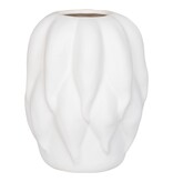 KantoormeubelenPlus Vaas - Vaas, keramiek, beige, 19,5x19,5x26 cm
