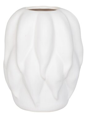 KantoormeubelenPlus Vaas - Vaas, keramiek, beige, 19,5x19,5x26 cm