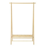 KantoormeubelenPlus Manaus Kledingrek - Kledingrek, bamboe, naturel