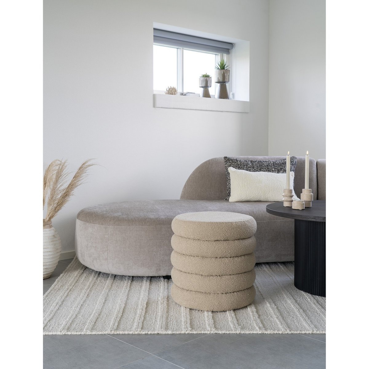 KantoormeubelenPlus Dehli Rug - Vloerkleed, handgeweven, ivoor, 160x230 cm