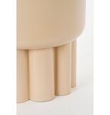 KantoormeubelenPlus Rohan Bijzettafel - H39 x Ø38 cm - Metaal - Lichtbruin