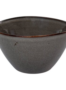 KantoormeubelenPlus Selma Bowl - Kom, keramiek, grijs/bruin, ø15x9 cm, set van 4
