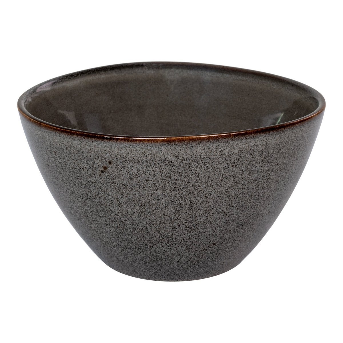 KantoormeubelenPlus Selma Bowl - Kom, keramiek, grijs/bruin, ø15x9 cm, set van 4