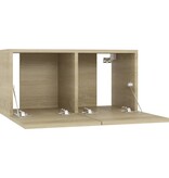 VidaXL Tv-hangmeubel 60x30x30 cm sonoma eikenkleurig
