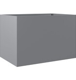 VidaXL Plantenbak 62x47x46 cm gegalvaniseerd staal zilverkleurig