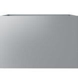 VidaXL Plantenbak 62x47x46 cm gegalvaniseerd staal zilverkleurig