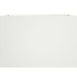 VidaXL Plantenbak 62x47x46 cm koudgewalst staal wit