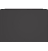 VidaXL Plantenbak 62x47x46 cm koudgewalst staal zwart