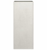 vidaXL Plantenbak 32x27,5x75 cm roestvrij staal zilverkleurig
