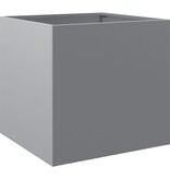 VidaXL Plantenbak 42x40x39 cm gegalvaniseerd staal zilverkleurig