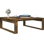 VidaXL Salontafel 100x100x35 cm bewerkt hout gerookt eikenkleurig