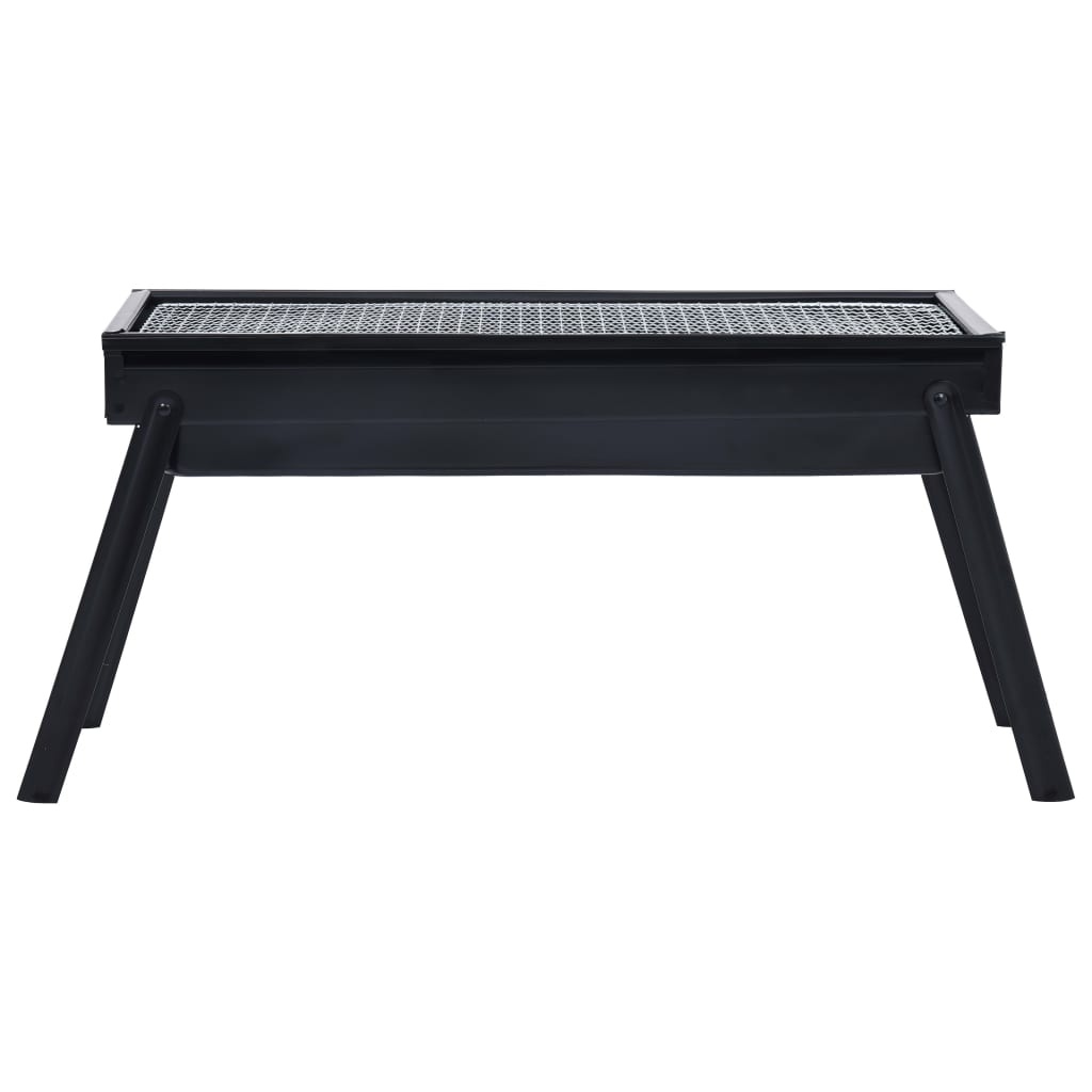 vidaXL Campingbarbecue draagbaar 60x22,5x33 cm roestvrij staal