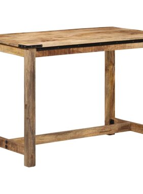 vidaXL Eettafel 110x55x75 cm massief mangohout