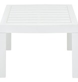 vidaXL Tuintafel 78x55x38 cm kunststof wit