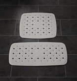 vidaXL Douchemat anti-slip Promo grijs