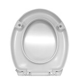 vidaXL Toiletbril Comfort Care extra hoog