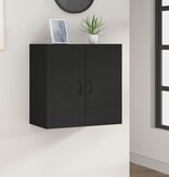 VidaXL Wandkast 60x31x60 cm bewerkt hout zwart
