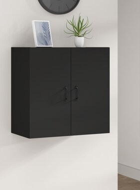 VidaXL Wandkast 60x31x60 cm bewerkt hout zwart