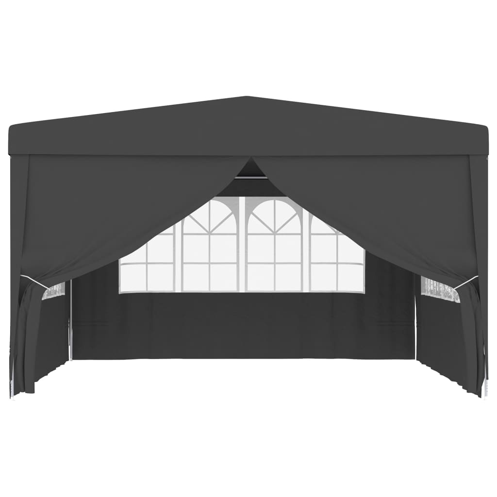 vidaXL Partytent met zijwanden professioneel 90 g/m² 4x4 m antraciet