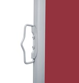 VidaXL Windscherm uittrekbaar 120x1000 cm rood