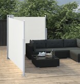 vidaXL Windscherm uittrekbaar 120x600 cm crème