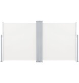 VidaXL Windscherm uittrekbaar 120x600 cm crème