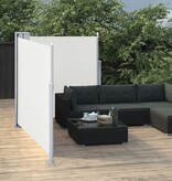 VidaXL Windscherm uittrekbaar 100x600 cm crème