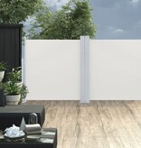 vidaXL Windscherm uittrekbaar 100x600 cm crème